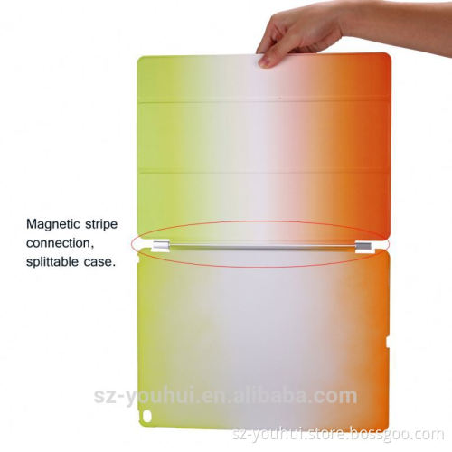 New style rainbow color for ipad pro12.9 smart case